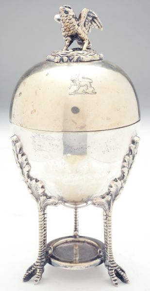 Victorian Silverplate Egg Coddler 15c678