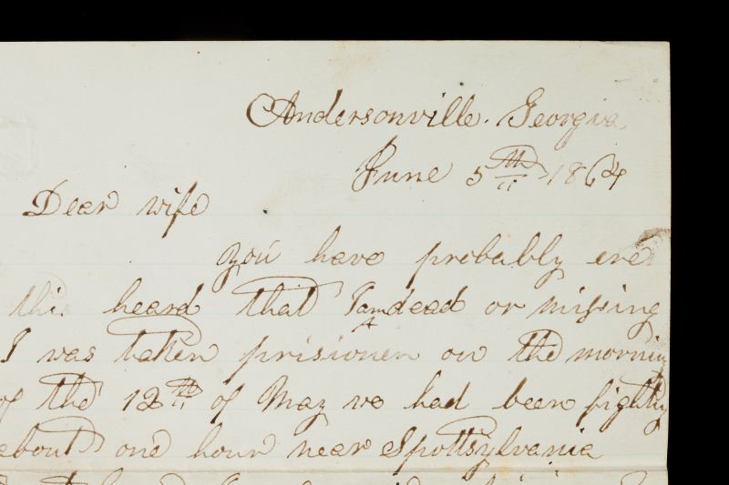 POW Letter From Andersonville with Archive(24)