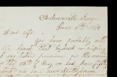 POW Letter From Andersonville with 15c6f4