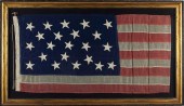 Rare 22-Star United States Flag for