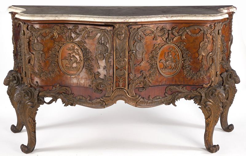 Louis XV Style Parquetry Commode19th 15c913