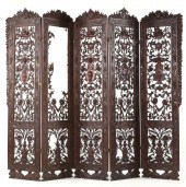 Five Paneled Florentine Style Carved 15c9f3