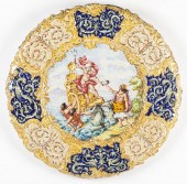Italian Faience Charger19th century 15ccce