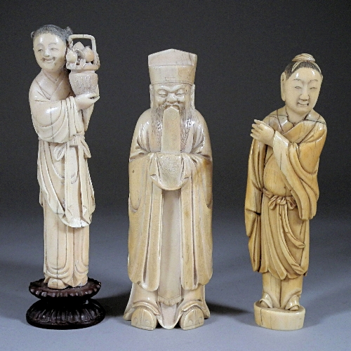 A Chinese carved ivory standing 15cfac