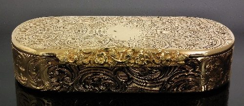 A good William IV 18ct gold rectangular 15d143