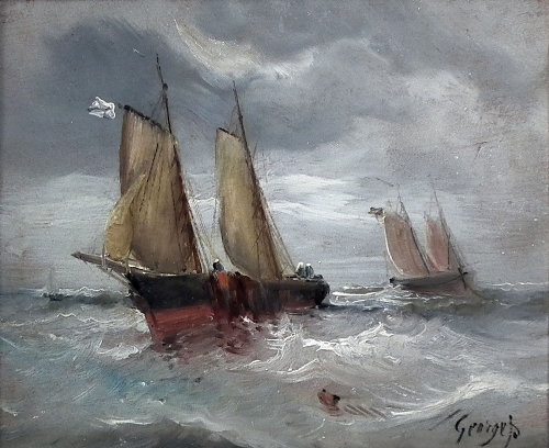 Georges Pair of oil paintings 15d185