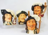 Royal Doulton Large Character Jugs from
