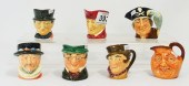 A collection of Royal Doulton miniature