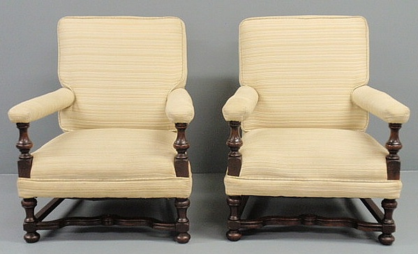 Pair of William Mary style mahogany 15ae91
