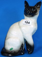 Beswick Siamese Cat Seated Model 1882