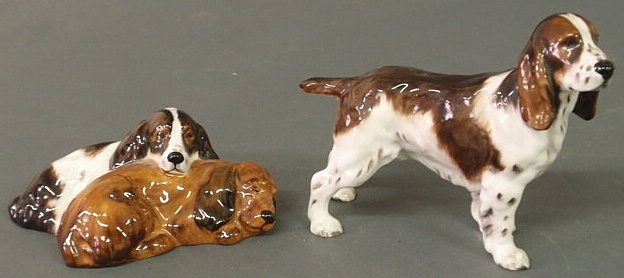 Two Royal Doulton dog figures standing 15b156