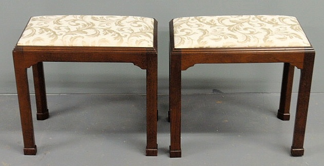 Pair of Baker Furniture Co Chippendale 15b1af