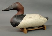 Canvasback duck decoy signed R. Madison
