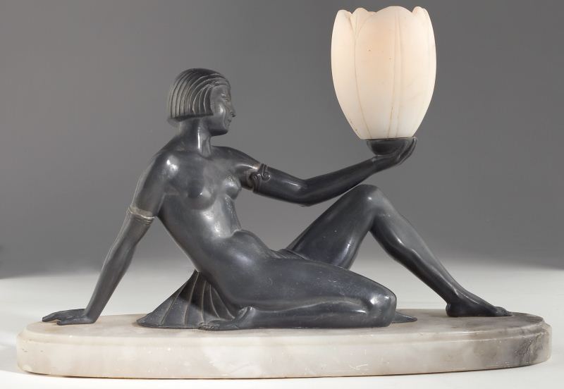 att. Max Le Verrier Art Deco Figural
