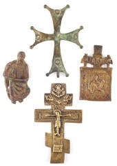 Four Eastern Christian Bronze Articlesthe