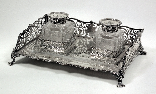 A late Victorian silver rectangular 15b7ce