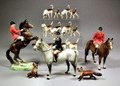 A group of Beswick pottery figures of