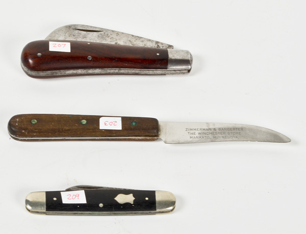 Winchester Knives Lot of Three 15e849