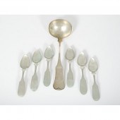 Coin Silver Ladle and Spoons American