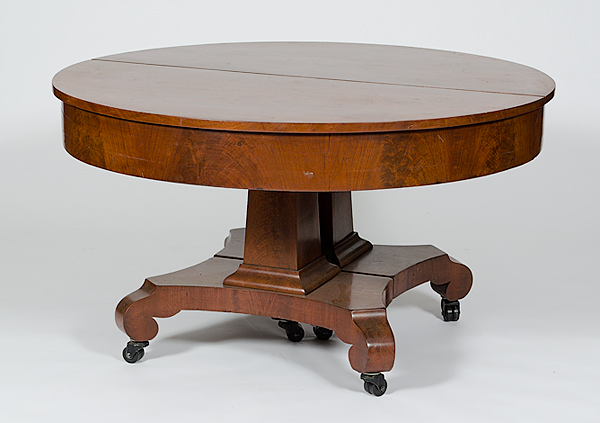 Late Classical Dining Table American a late