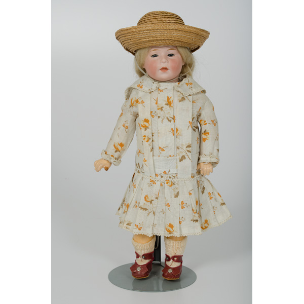 German DIP Bisque Character Doll 15e92c