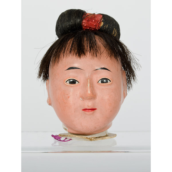 Japanese Doll Head Candy Container 15e956