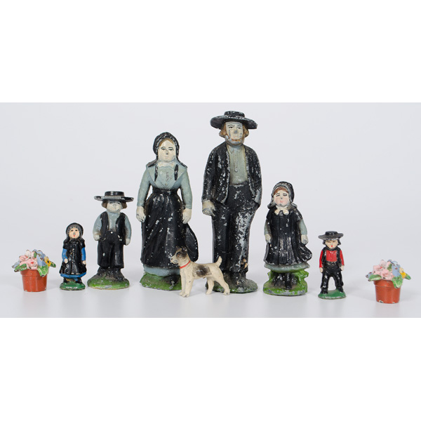 Leaded Amish Family Figurines Plus 15e9d9