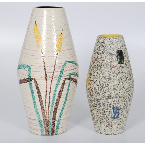 Mid-Century Modern Ceramic Vases Continental.