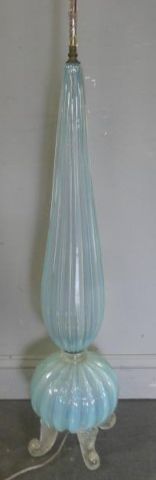 Very Large Footed Midcentury Murano 15eb5f