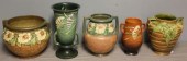5 Pieces of Roseville Art Pottery Includes 15ef1a