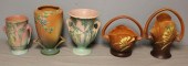 5 Pieces of Roseville Art Pottery Includes 15ef1b