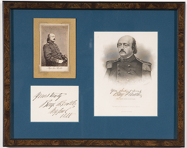 [Civil War - Autographs] Benjamin Butler