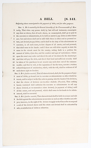  African Americans Printed Bill 15f01a