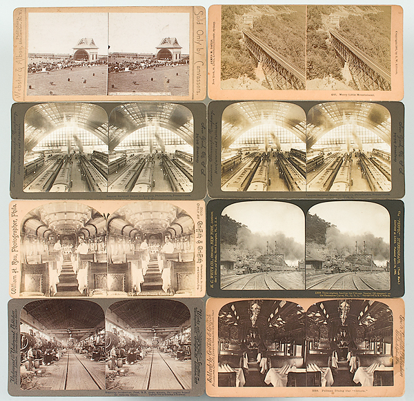  Railroad Misc Group of 35 Stereoviews  15f0a9