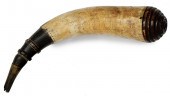 Early American Powder Horn With Bee