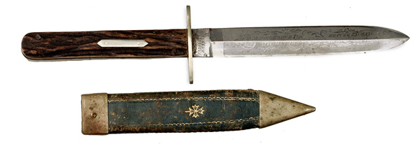 Bowie Knife by Manson 5 spear 15f124