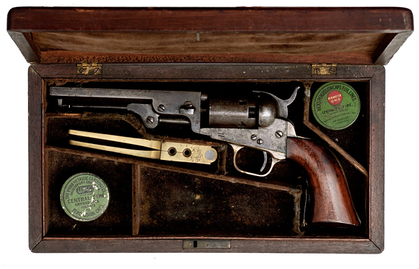 Cased Model 1849 Colt Pocket Revolver 15f17c