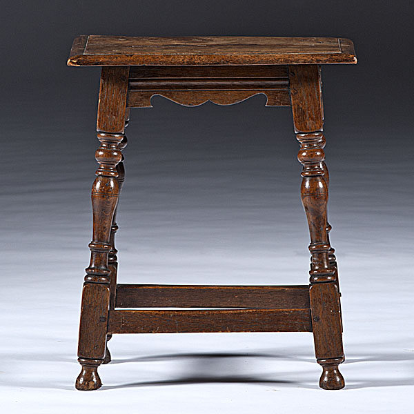 William & Mary-style Joint Stool English