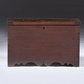 Miniature Blanket Chest American early