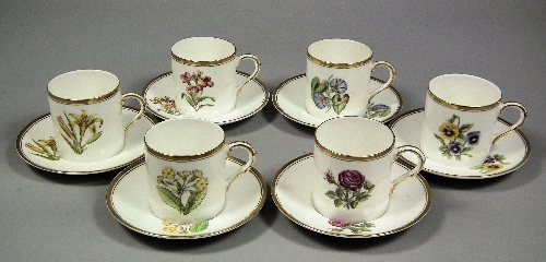 A Royal Worcester bone china part coffee