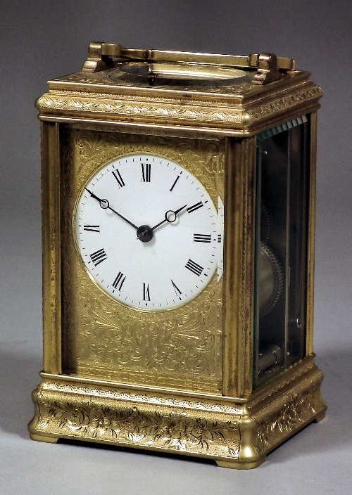 A 19th Century French carriage clock by Drocourt