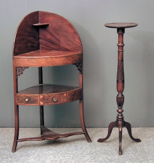 A George III mahogany bow-front