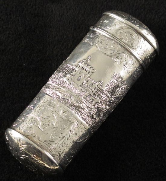 Victorian Silver Cigar Case Birmingham 15d5af