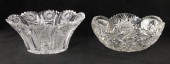 Two Antique Cut Glass Bowlsboth with