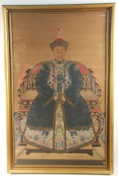 Chinese Ancestral Painting 19th 15d727
