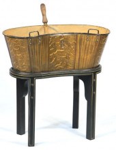 Faux Grain Painted Wash Stand19th 15d776