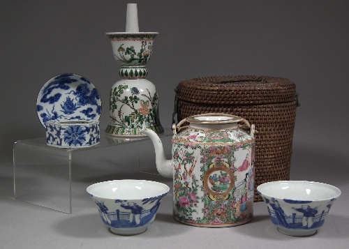 A Chinese 'Cantonese' porcelain