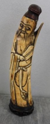 Asian Ivory Carving of a Wise Man 15d9fe