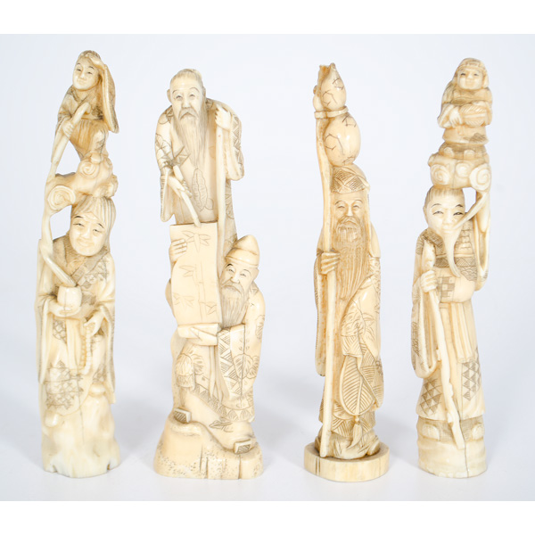 Chinese Carved Ivory Immortals 15dba7