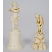 Continental Carved Ivory Figures 15dc22